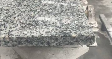 呼伦贝尔芝麻白楼梯踏步 芙蓉白