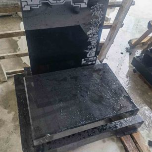 呼伦贝尔花岗岩墓碑石 墓碑 套墓